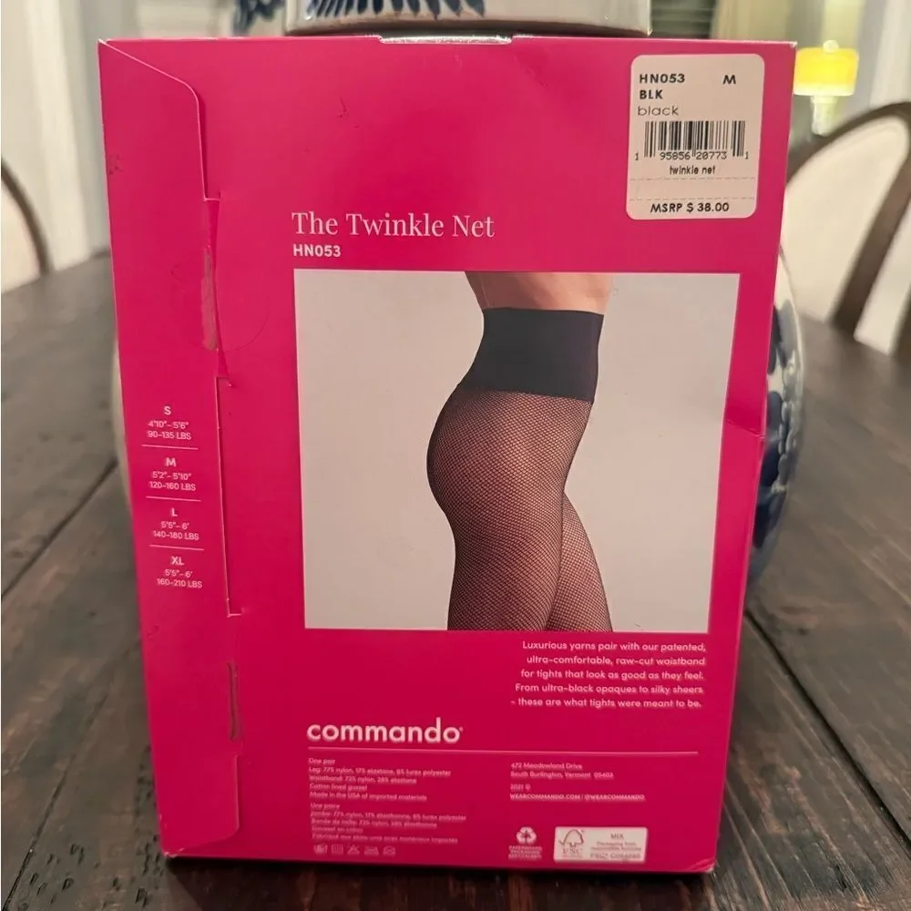 NWT Commando Twinkle Fishnet Tights  ⭐️box has damage